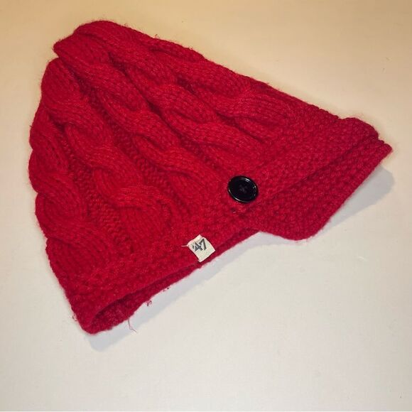 Tampa Bay Buccaneers Red Knit Newsboy Cap Beanie Hat - Picture 9 of 9